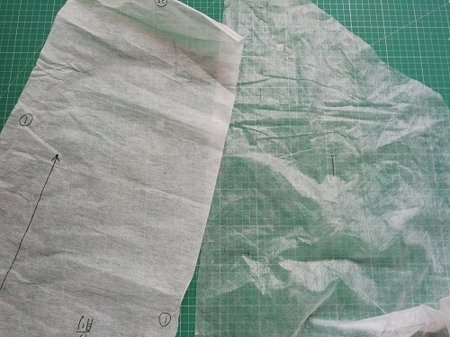 洋裁型紙のハトロン紙の代用品は100均にある 不織布の再利用と使い方は 洋裁ブログfoppish Forest
